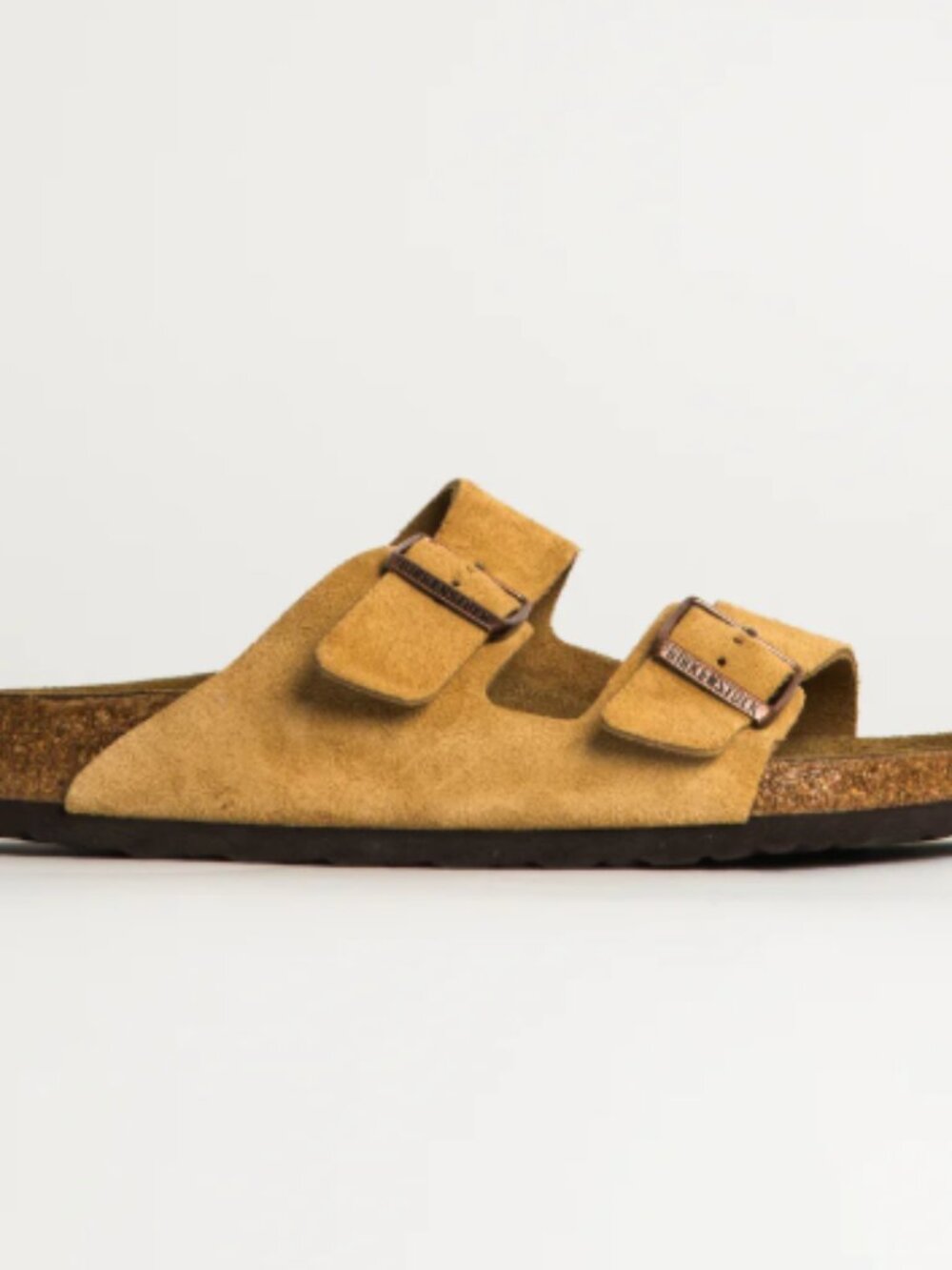 MENS BIRKENSTOCK ARIZONA SUEDE SANDALS LATTE EU - 44/ US - 11M